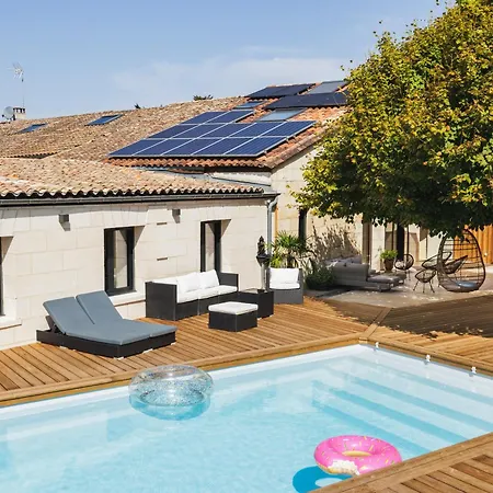 Maison Cantalupo Piscine Balneo Montagne (Gironde)